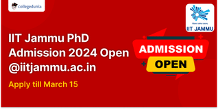 IIT Jammu PhD Admission 2024 Open @iitjammu.ac.in; Apply till March 15